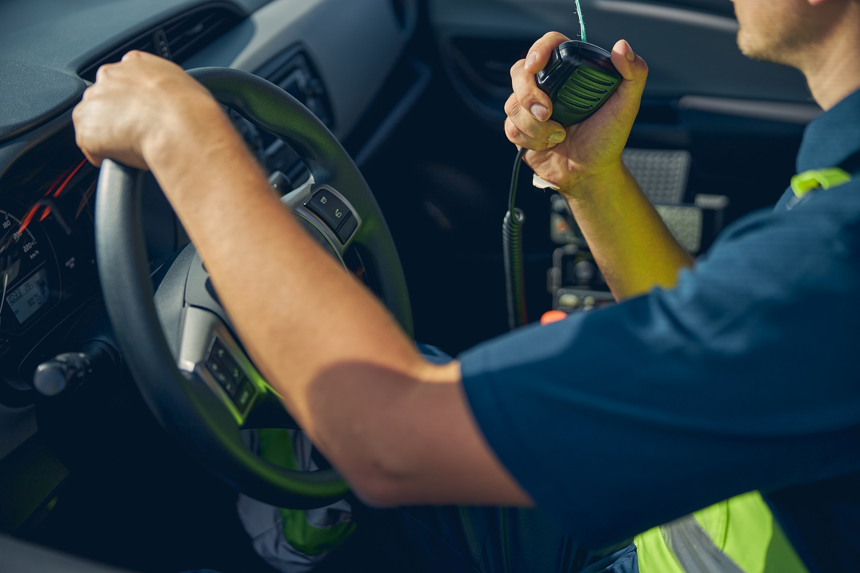 Driver with radio